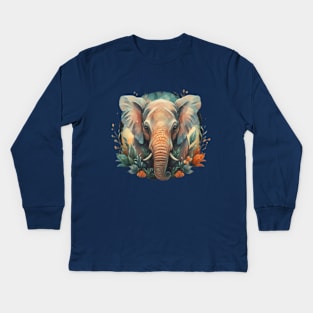 elephant gift ideas,elephant tees elephant hoodies elephant stickers Kids Long Sleeve T-Shirt